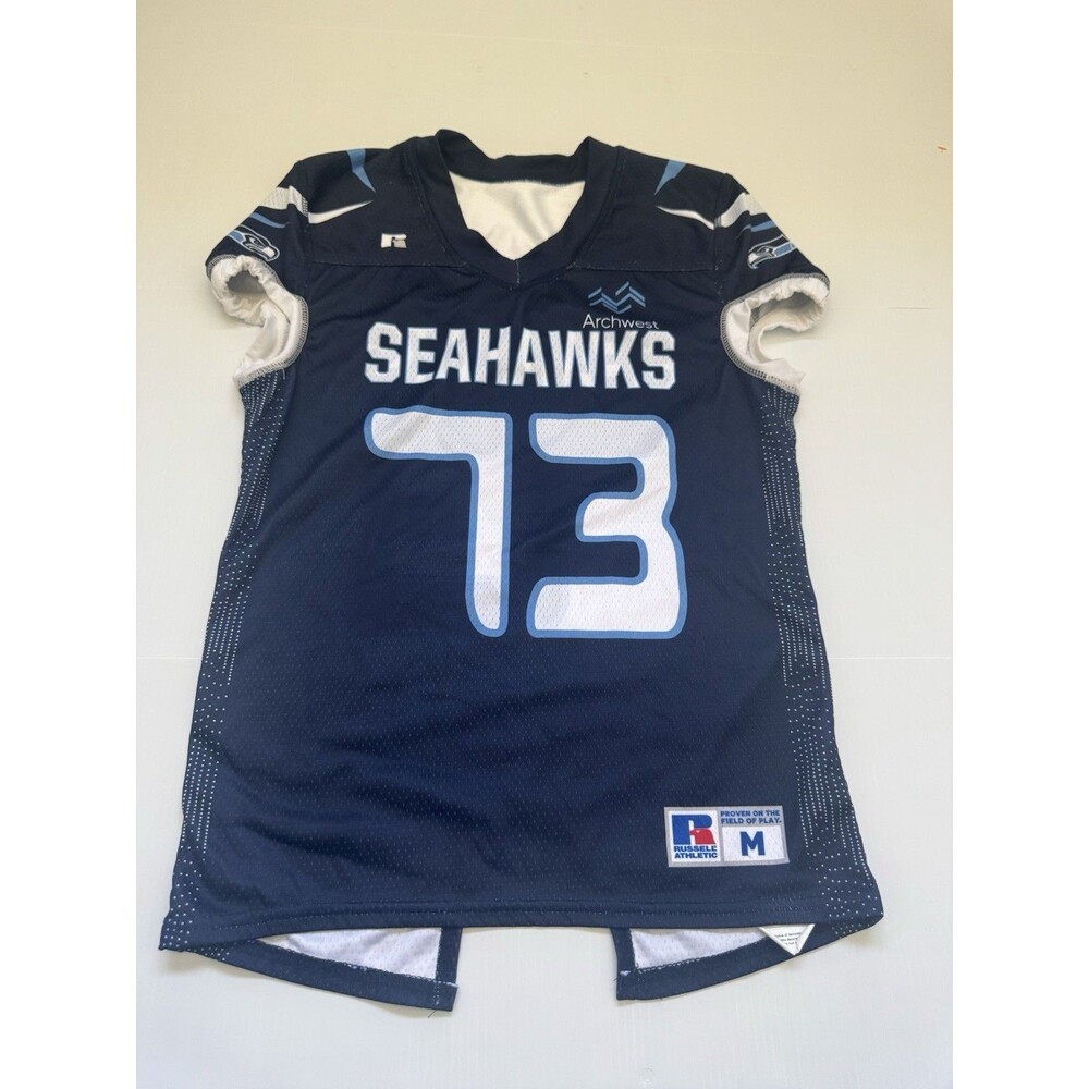Russell Athletic Youth Girls M Seahawks #73 Reversible Football Jersey
